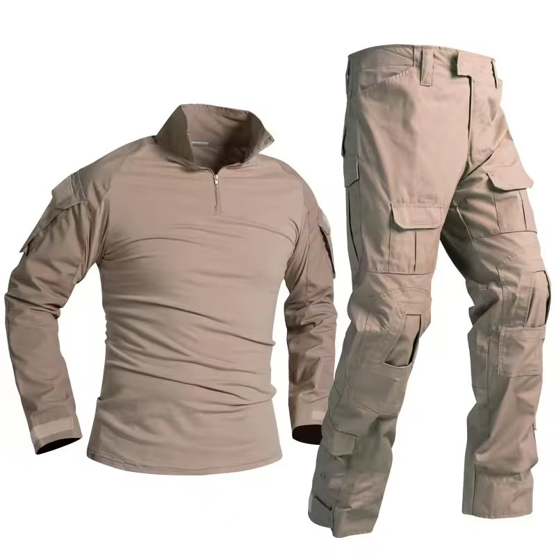 Shanxing G2 Rana Trajes de entrenamiento para hombres manga larga estilo americano al aire libre anti-desgaste trajes físicos de combate a incendios trajes tácticos transpirables