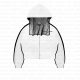 European and American Style Distinctive Veil Detachable Design Loose Autumn and Winter Street Hip Hop Y2K Letter Printing Hooded Cardigan