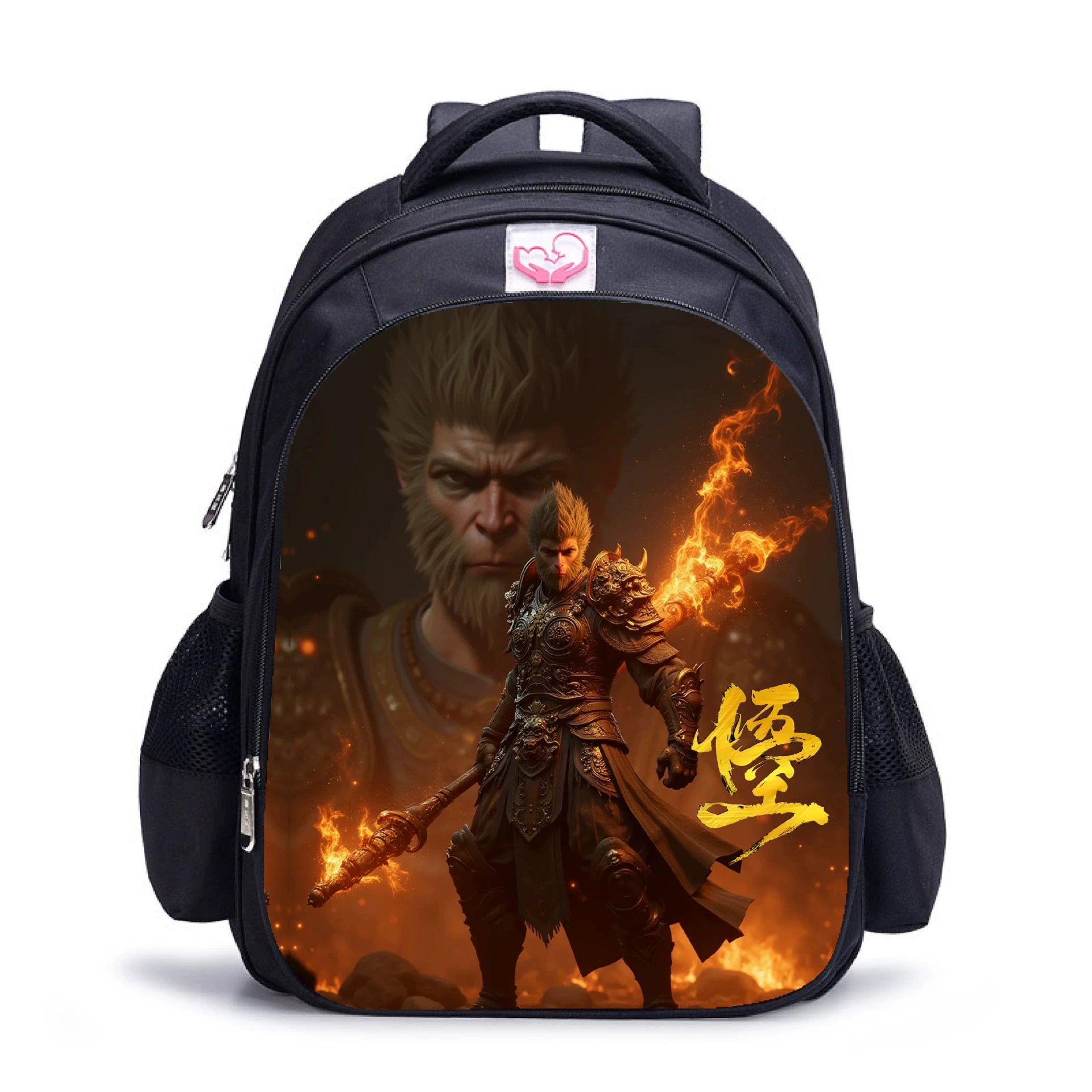 Рюкзак Black Myth Wukong, Black Myth: Wu Kong 16-дюймовый рюкзак студенческий компьютерный