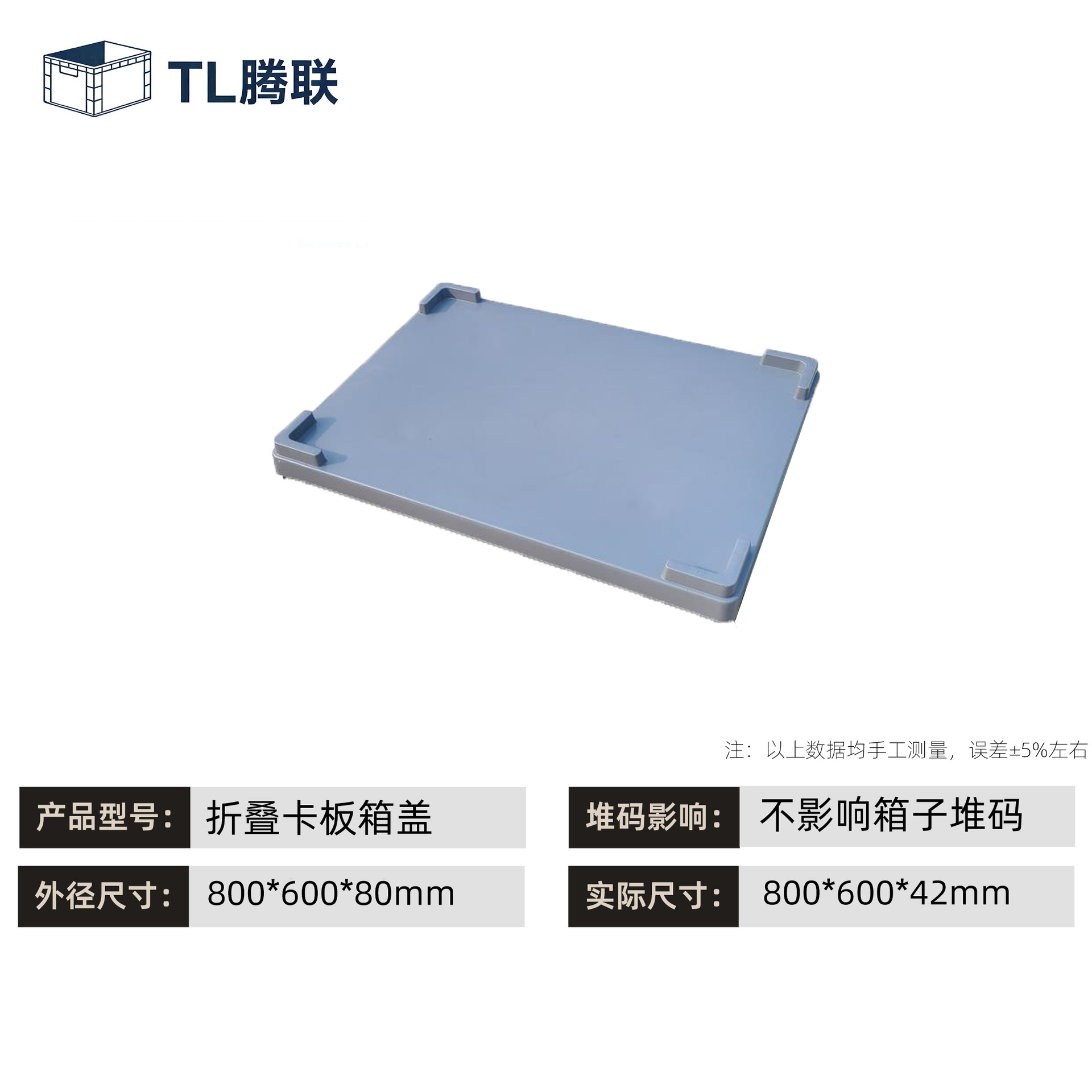 Gran caja de rotación de plástico de carretilla elevadora, caja de cartón de puerta lateral abierta, caja de cartón plegable de logística de transporte industrial de automóviles