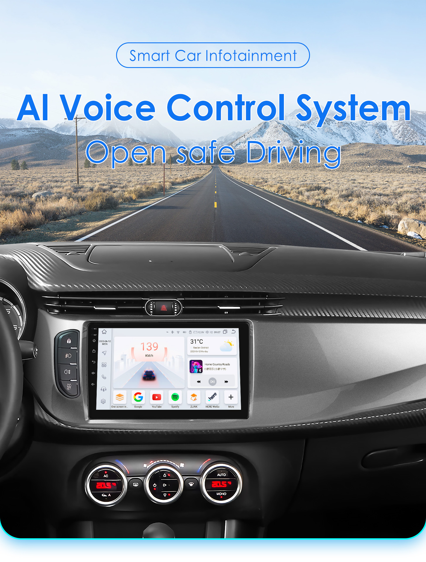 9 inch is suitable for 15-18 Alfa Romeo Giulietta navigation car GPS central control large screen all-in-one machine