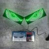 Xl3 green and white [left and right pair]