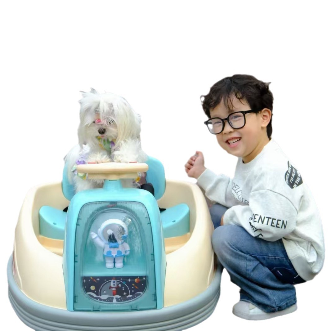 Coche de choque para niños nuevo coche eléctrico juguete bebé coche de deriva control remoto se puede sentar en el interior y el exterior 1 - 7 años de edad