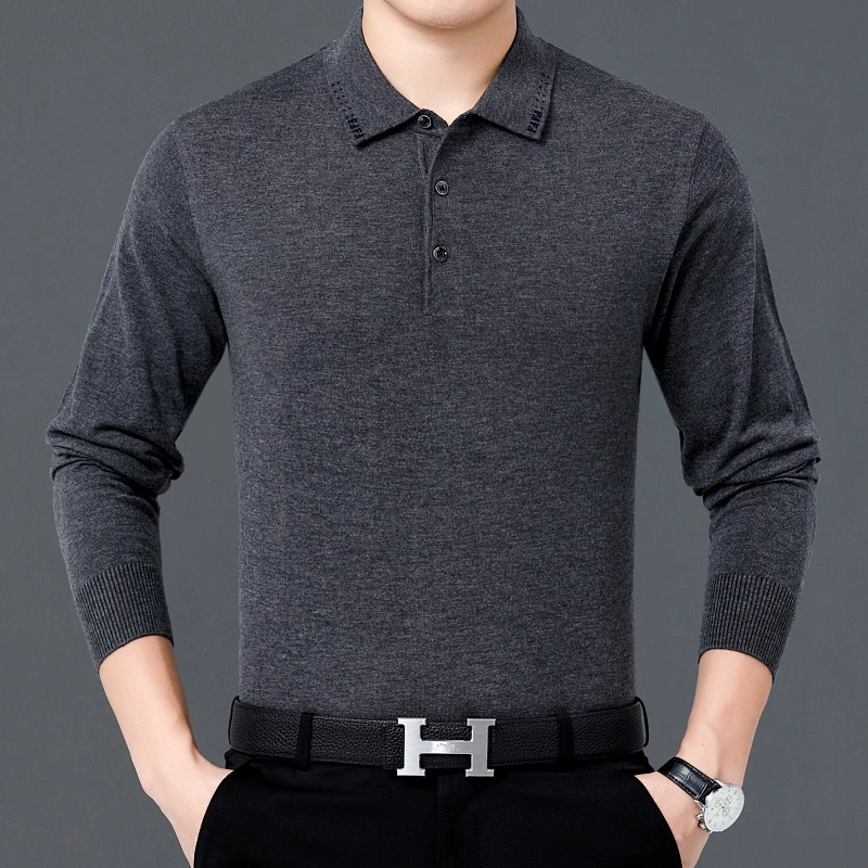 Autumn cashmere warm long-sleeve, base T-shirt