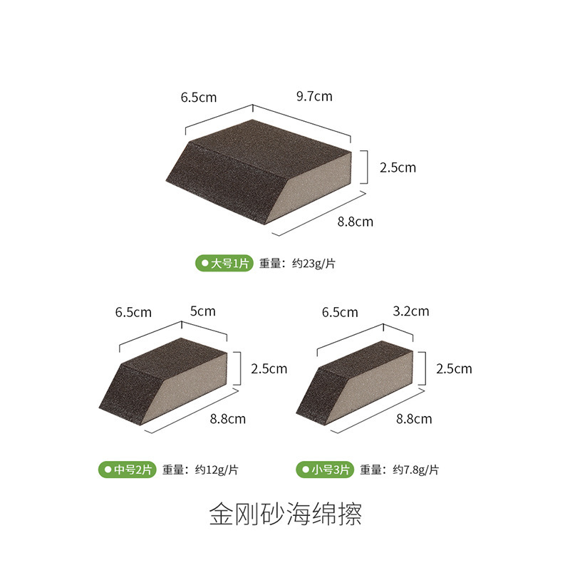 FaSoLa魔力擦厨房清洁去污强力去铁锈洗碗刷锅底神器金刚砂海绵擦|undefined