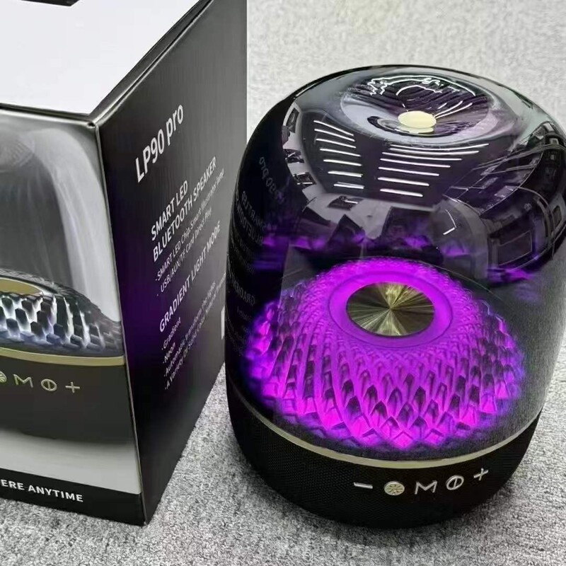 Lp90Pro Harman Upgraded Version of the Glass Bluetooth Speaker Huaqiangbei's New Smart Ai High-Power 120W
