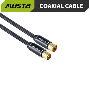 Factory Direct Sales Gold-Plated Tv Signal Line Coaxial Line Tv Line Antenna 9.5 Male to Female Extension Line