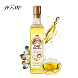 齐云山山茶油500ml 高油酸食用茶籽油 赣南茶油 年货批发纯山茶油