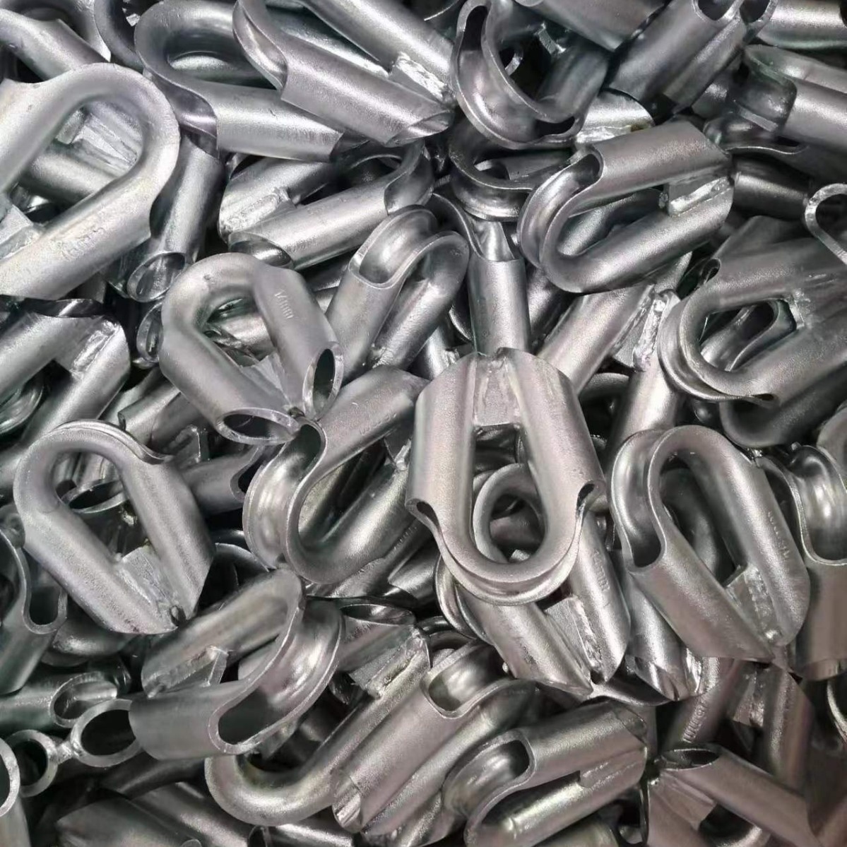 优质焊档加固鸡心环 钢丝绳保护套 化纤绳保护套 防锈管式套环