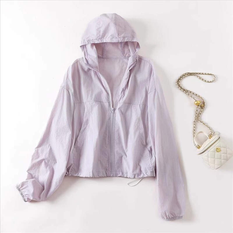 2026 Lightweight Short Sun Protection Clothing for Women, Summer Cool Feeling, Anti-Uv, Ice Silk Quick-Drying Sun Protection Clothing for Small People 2026 Lightweight Short Sun Protection Clothing for Women, Summer Cool Feeling, Anti-Uv, Ice Silk Quick-Drying Sun Protection Clothing for Small People