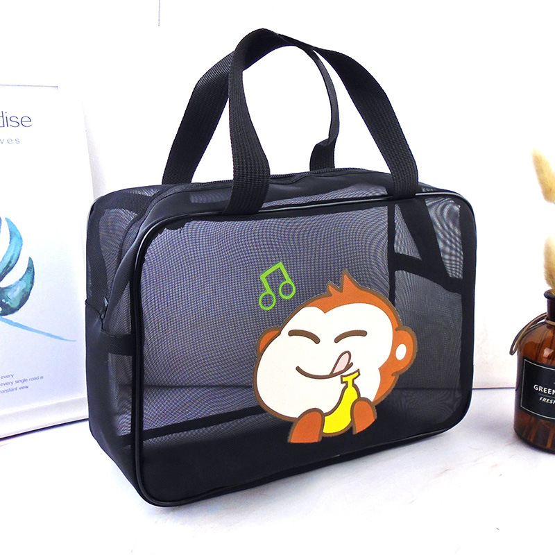 Bolsa de lavado de malla con fugas bolsa de baño de gran capacidad para mujeres bolsa de baño Portátil Bolsa de baño cesta de baño de viaje para hombres cesta de baño bolsa de almacenamiento