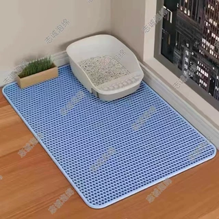 猫砂垫子防外溅猫砂垫防漏双层可拆洗控砂垫过滤带出猫咪志诚现货