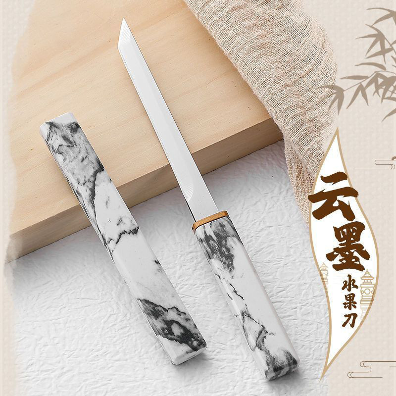 龍鳳直播同金一体の厚いアヒルのナイフの双刀家庭用キッチンの皮むきナイフと果物のナイフの鋭利な焼き物|undefined