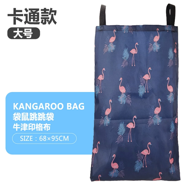 Big jumping bag, increased thickness, flamingo