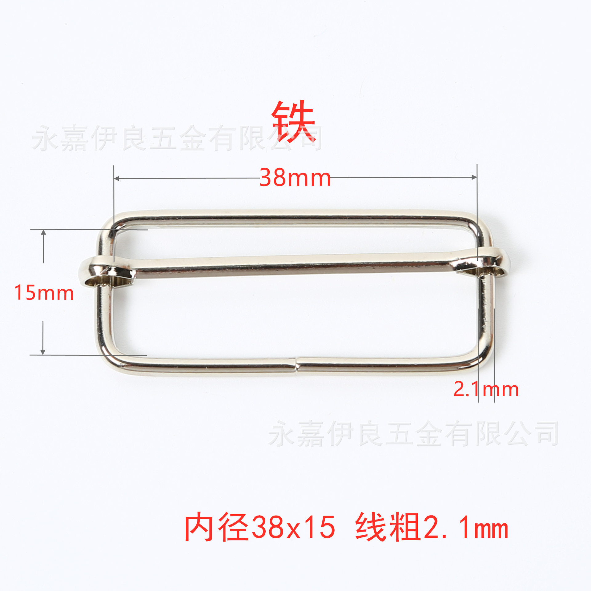 Venta directa de fábrica de hebillas metálicas en forma de D en stock, hebillas ajustables de acero inoxidable, nuevas hebillas de tracción, hebillas de tres niveles de cobre, hebillas de alambre de hierro. image 24