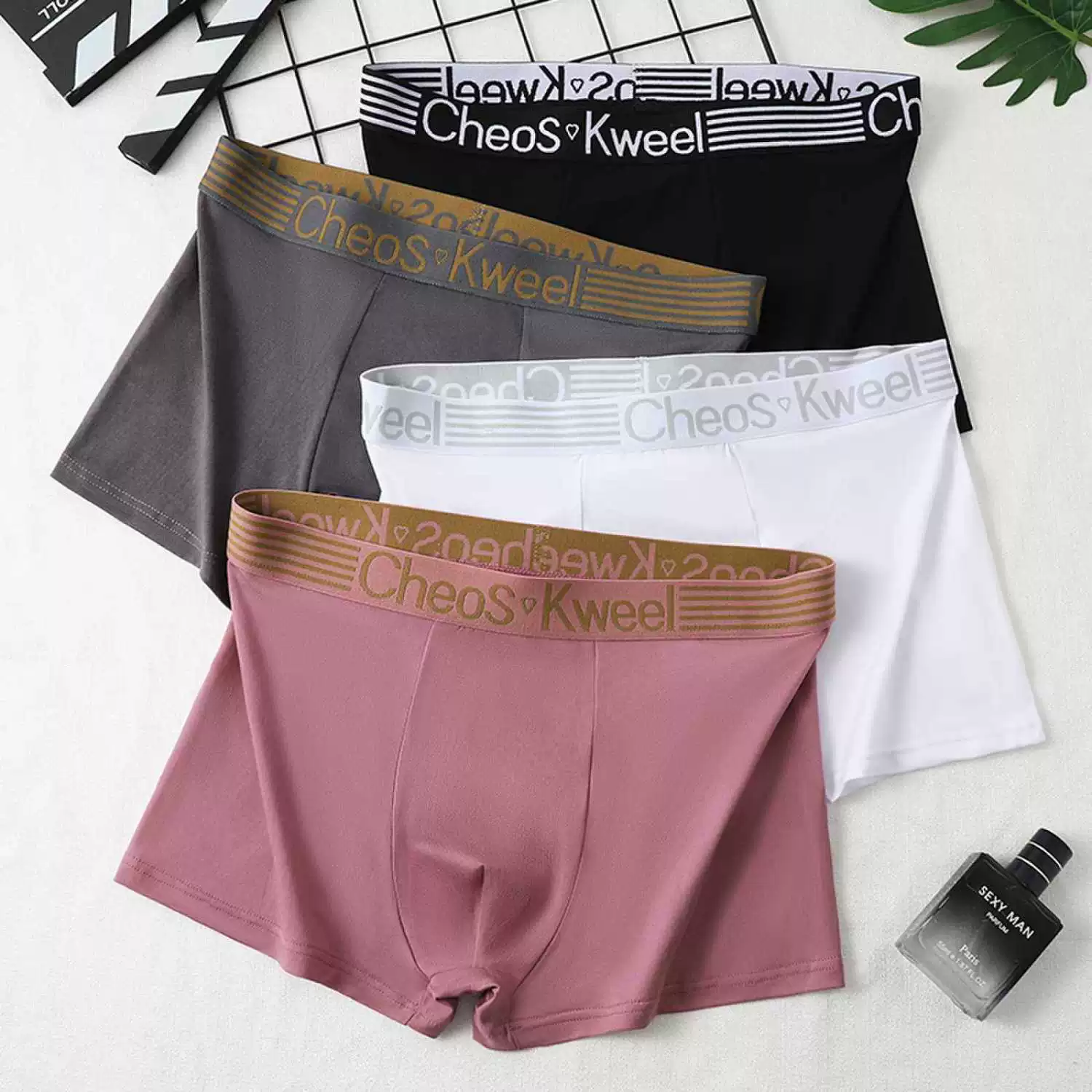 Underwear, trousers, plus size, mid rise