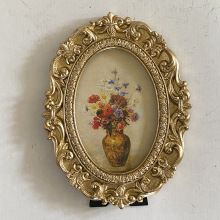 树脂画框欧式餐厅卧室客厅玄关壁画背景墙法式装饰树脂相框