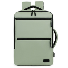 大学生中学生书包多口袋双肩包新款笔记本电脑包时尚背包15寸16寸