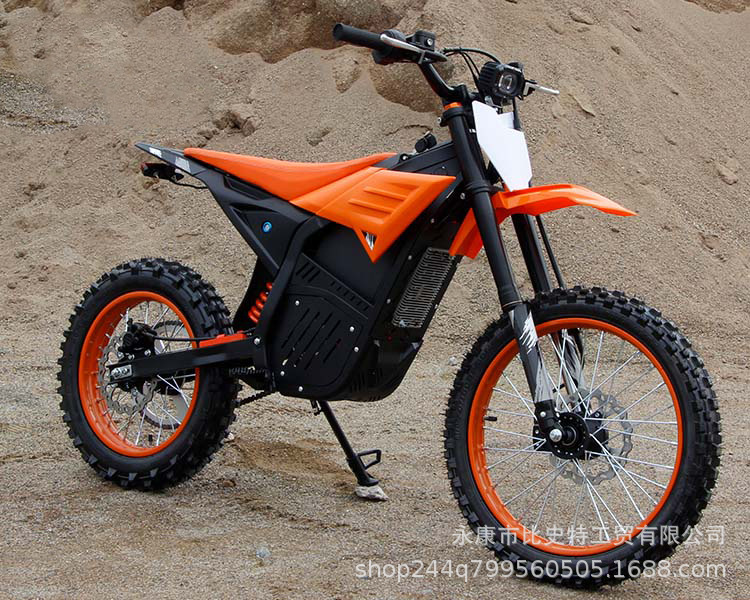 60V Electric Off-Road Mountain Motorcycle for Adults, Small Two-Wheeled Lithium Battery Electric Dirt Bike