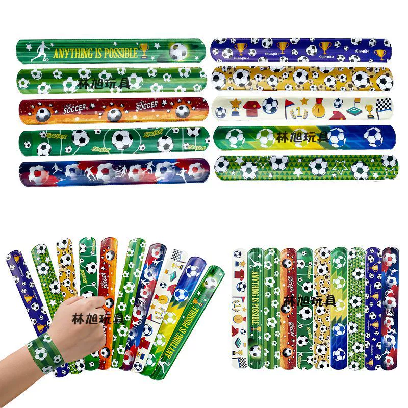 Футбольная тема поп-кольцо креативный детский мяч Кубок мира ракетка браслет украшение для вечеринки ракетка ремешок на запястье