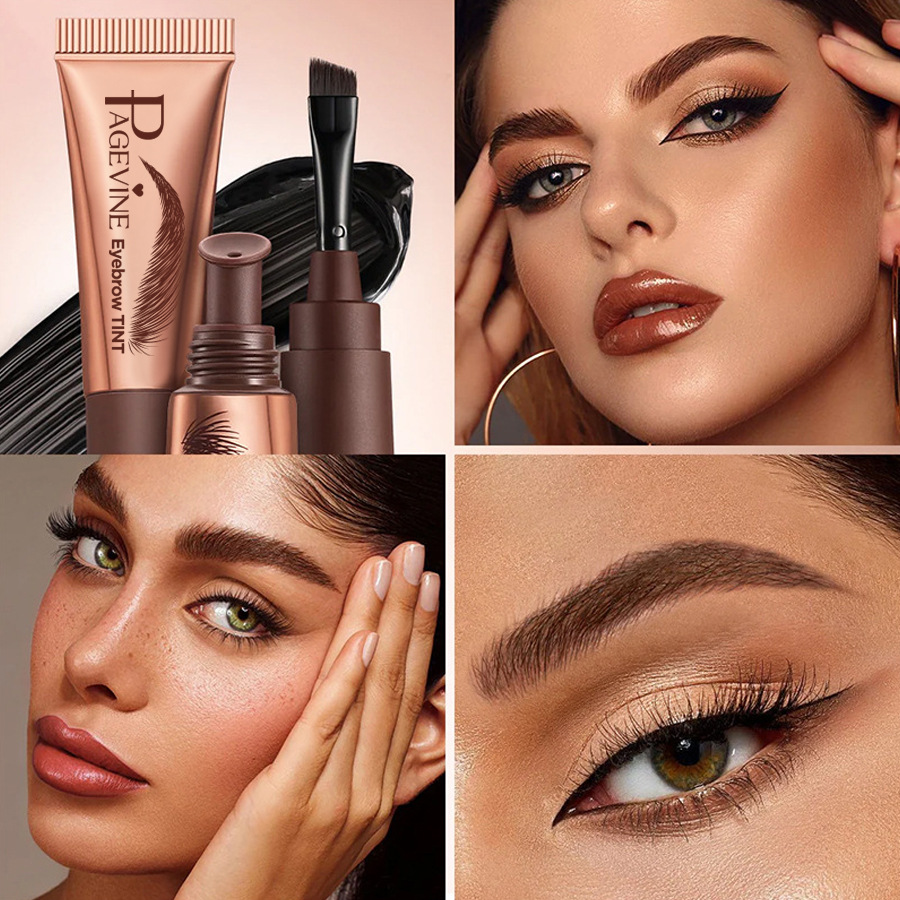 PAGE VINE Tear Eyebrow Glue Tear Eyebrow Tinting Blush Pocket Blush Bar Lip Esmalte Bar Bar Bar Cross-Border Color Maquillaje image 4