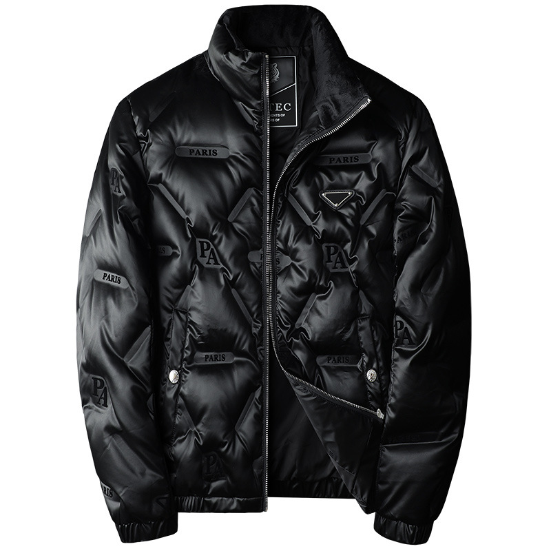 Estación Europea 2023 Invierno nuevo collar del soporte resistente al frío de los hombres abajo chaqueta caliente marca de moda más tamaño chaqueta casual ropa de hombre