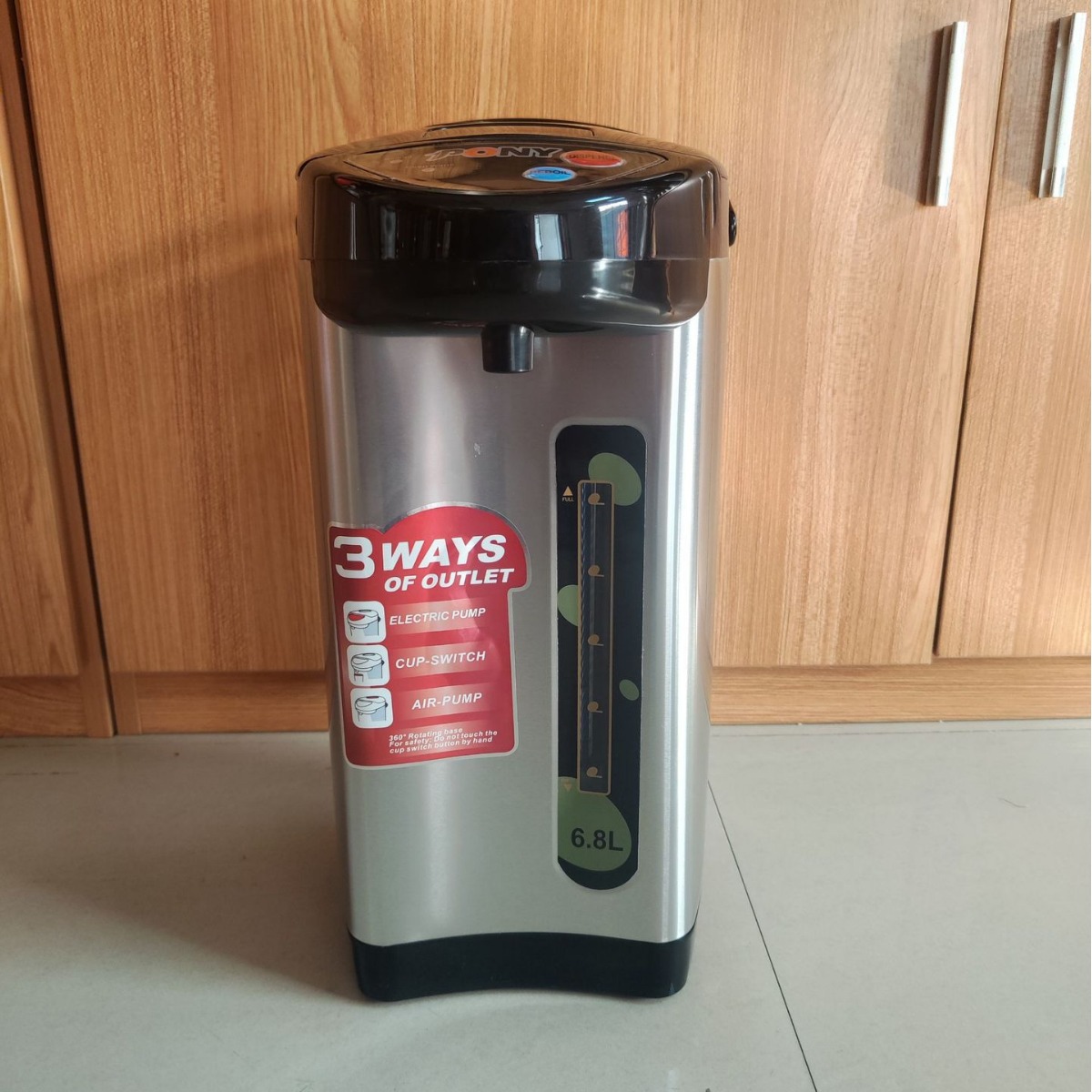 Termo eléctrico de temperatura constante 110V — termo de agua de gran capacidad 6,8 L, apto para mercados internacionales image 4