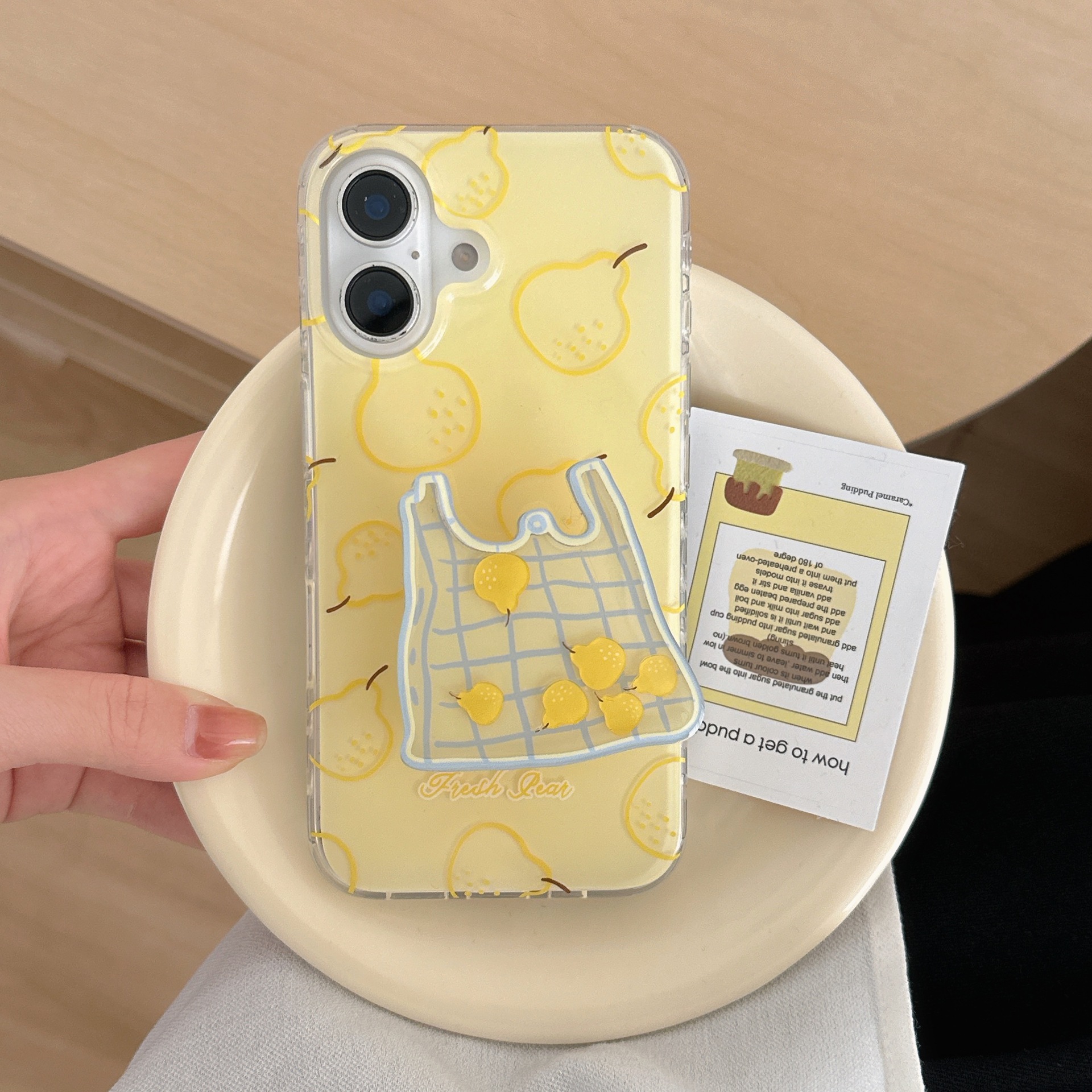 Simple verano fruta fresa Sydney apta para Apple 15/16 funda para teléfono 15ProMax nuevo 14/13 femenino 16PM