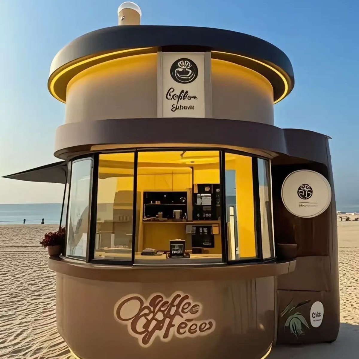 Móvil multifuncional Coca-Cola leche taza de té carro de comedor popularidad en línea punto escénico comercial tarjeta de perforación de helado venta de puestos de carro de snack