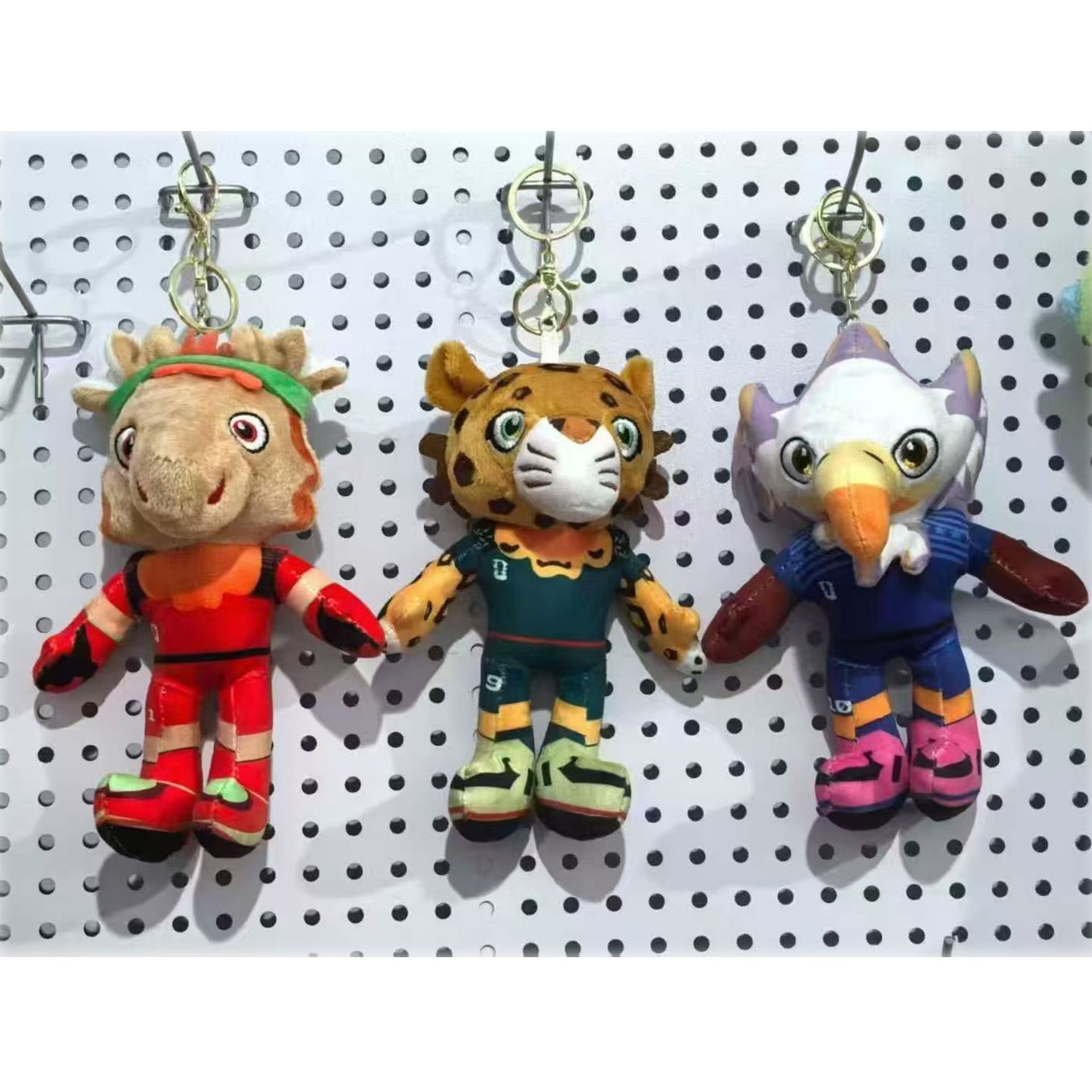 跨境专供世界杯吉祥物系列三丽鸥家族姐妹团穿搭系列搪胶毛绒盲盒