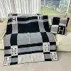 Thickened large plaid black 1400g