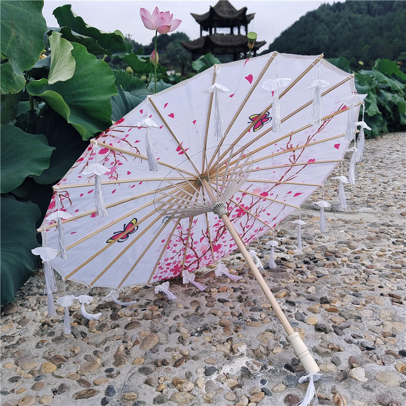 벚꽃 플라잉 꽃잎 우산