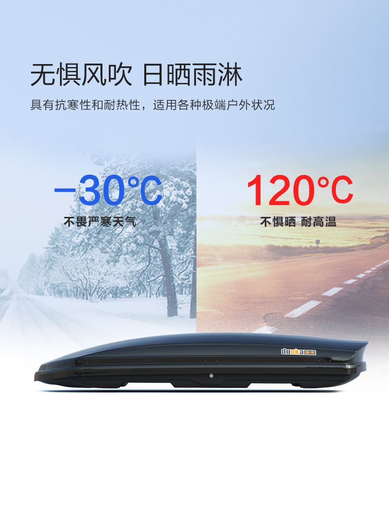 Car Luggage Roof Travel Box Large Capacity Thickened Widened Suv Storage Box Crossbar Luggage Rack