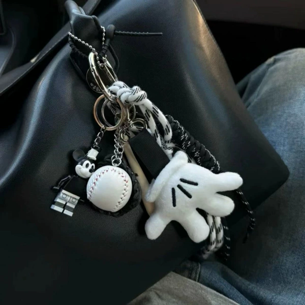 Black baseball gloves, pendant