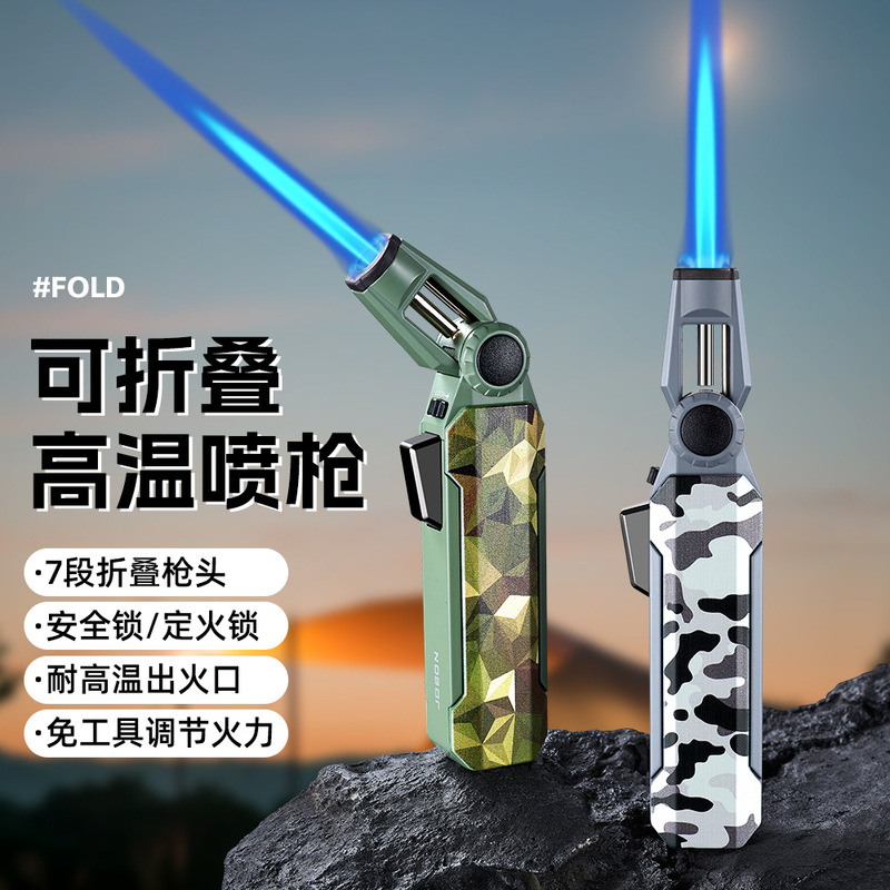 ZB102高温手握直冲蓝焰大火力金属焊枪喷枪打火机跨境外贸货源|undefined