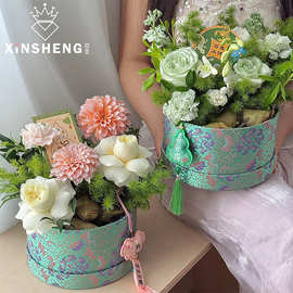 【端午新品】芯苼 浣花锦·圆盒 节日粽子礼品伴手礼中式包装礼盒