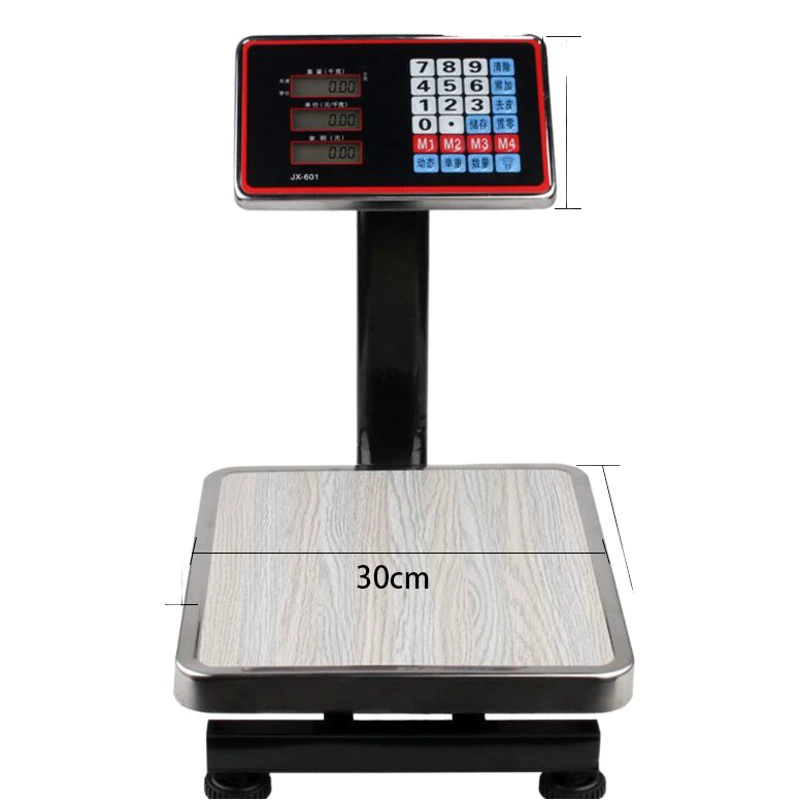 60 кг электронных весов Коммерческие электронные весы Небольшие настольные весы для продажи овощей Складные весы для портативных киосков