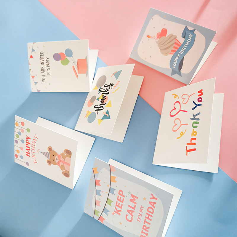 来图定制加LOGO贺卡可定制烫金带信封卡片个性礼品母亲节情人节卡|ru