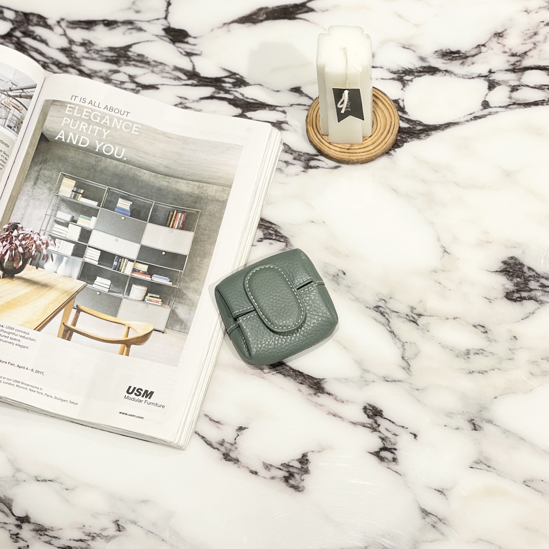 Monedero de cuero genuino primera capa de piel de vaca mini billetera de almacenamiento clave transfronteriza pequeña billetera de piel de vaca de las mujeres