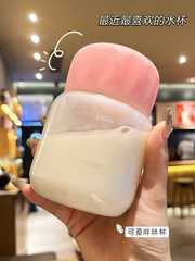 玻璃杯女便攜水杯高顏值帶蓋迷你透明豆漿牛奶小杯子ins可愛胖杯