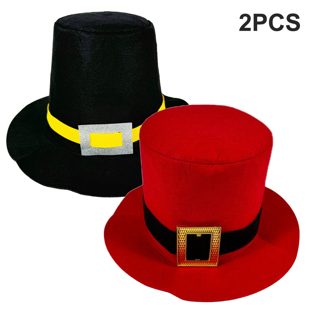 Juego de 2 piezas de fieltro rojo y negro