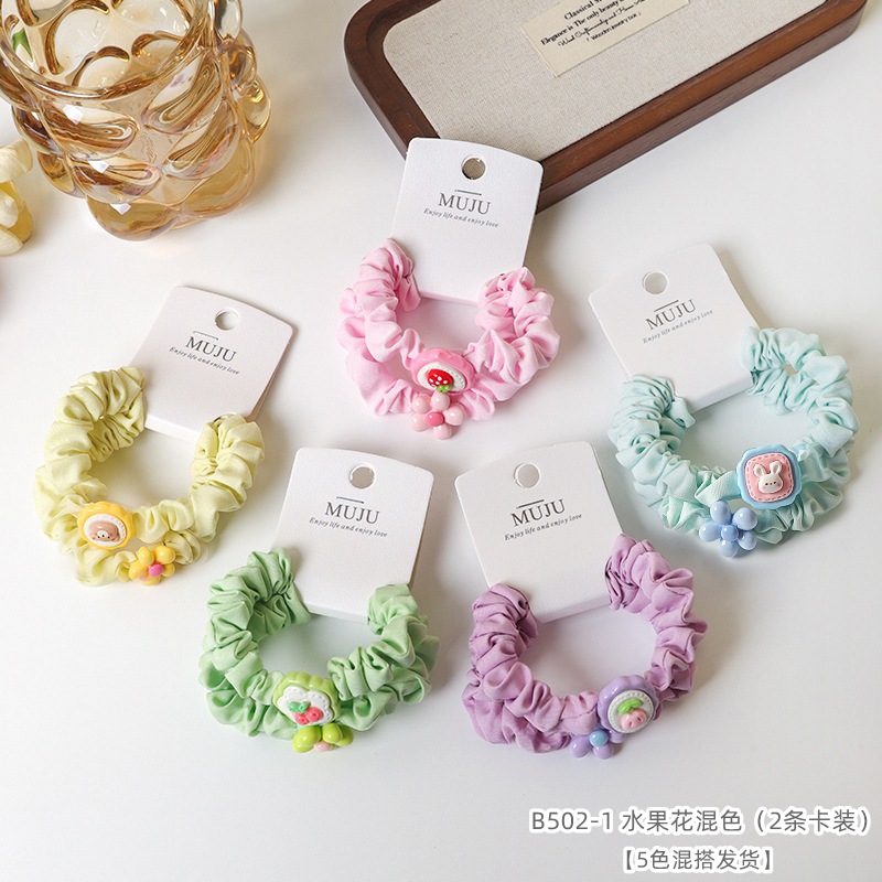 Ligas coreanas premium para cabello