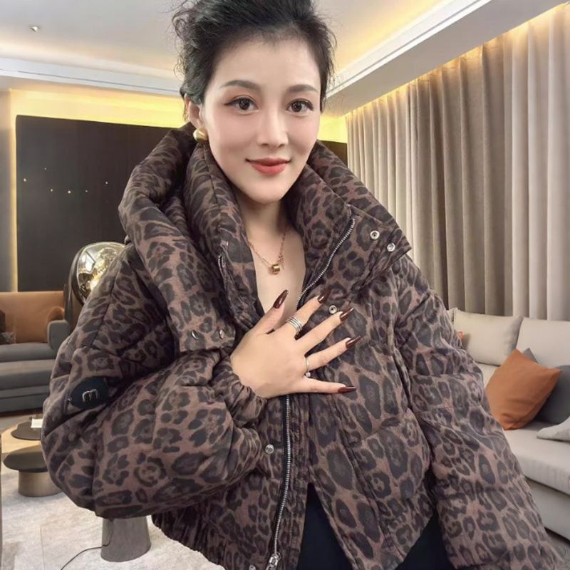 短款羽绒棉服女冬季2024新款时尚泡芙小个子设计感面包服棉衣外套