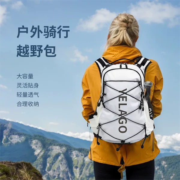 Cross-Border Men's Outdoor Mountaineering Sports Backpack 2026 New Fashion Trend Hiking and Outdoor Travel Backpack