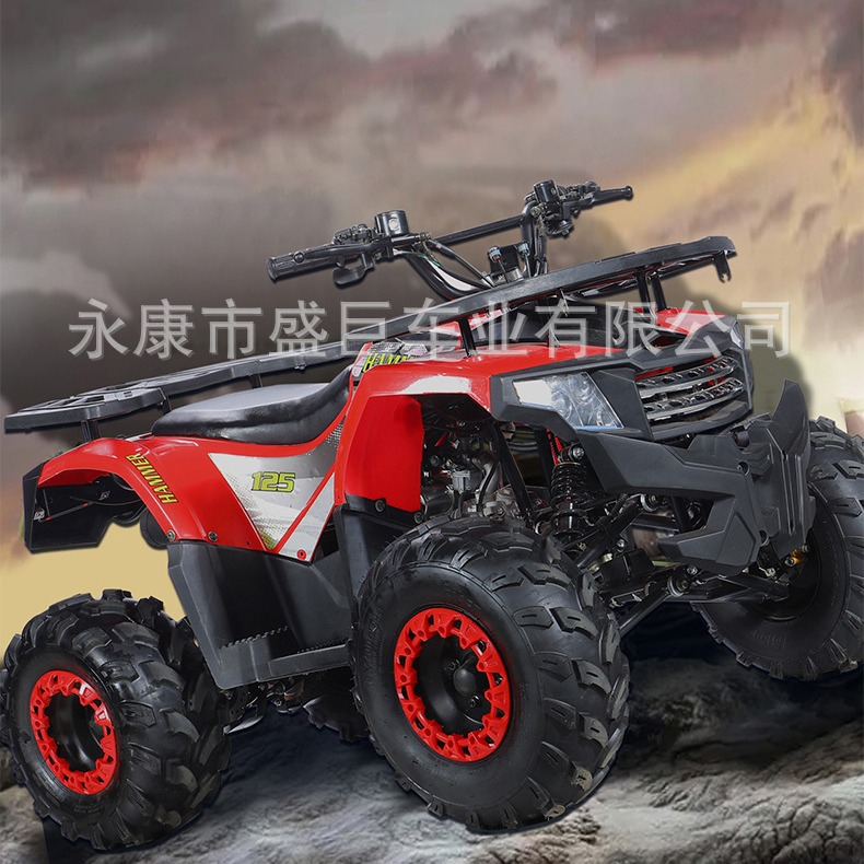 Todo terreno 125cc pequeño dios de la guerra motocicleta de cuatro ruedas motocicleta de montaña motocicleta de viaje de viaje