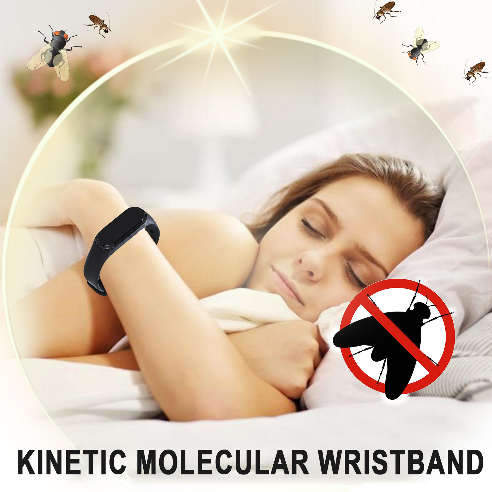 Outdoor Camping Portable Silicone Mosquito Repellent Watch To Prevent Mosquito Bites