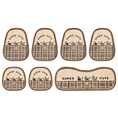 Seat Cover Cushion, Seat cushion, seat cover - three-dachshunds-standard-five-seater