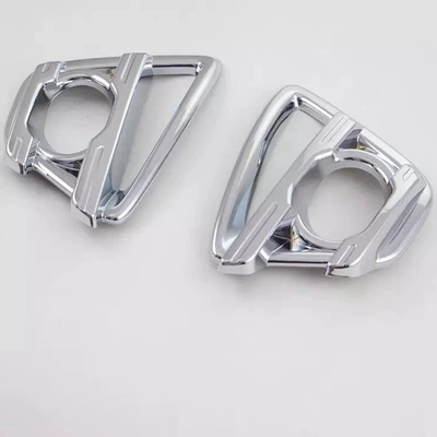 15CX-5 front fog lamp cover fog lamp frame modification suitable for Mazda CX-5 anti-fog lamp decorative sequins Y (Light frame) - electroplating