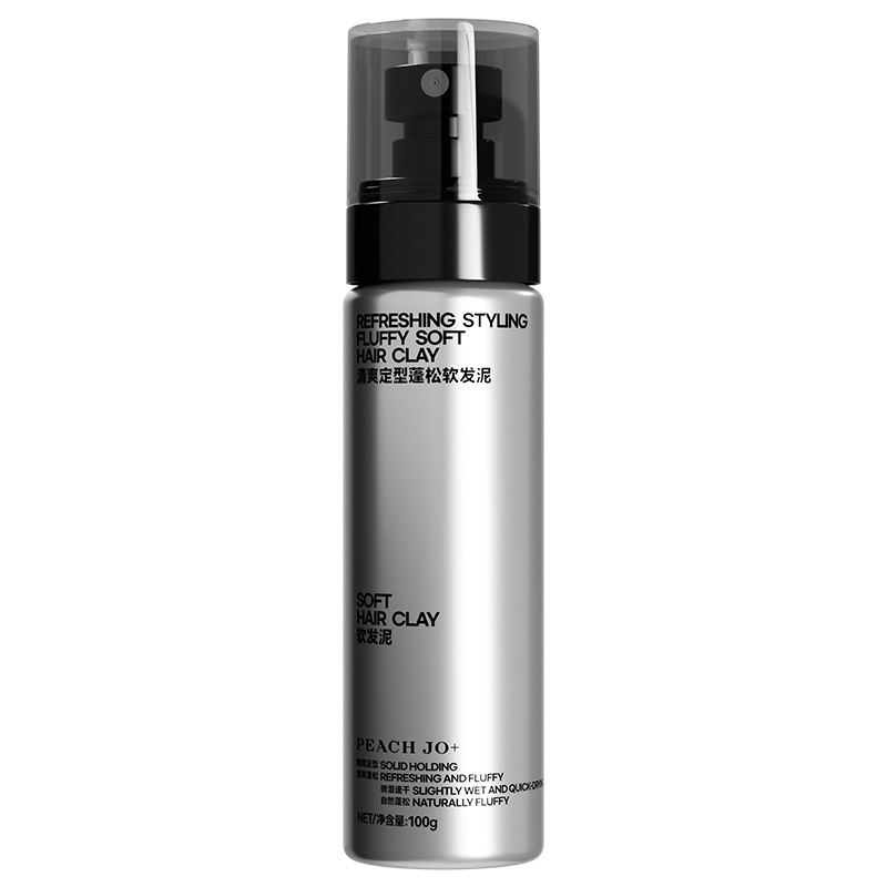 PEACHJO hombre colonia refrescante y esponjosa crema para el cabello suave y esponjosa, aceite para el cabello, fabricante de peinado natural mate