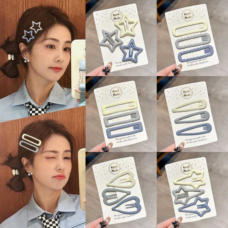 Hermosas pinzas de cabello azul leche pinzas de cabello lateral pinzas de cabello pinzas